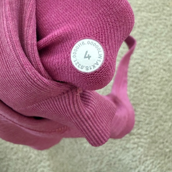lululemon athletica Ribbed Racerback Tank - Magenta - Picture 3 of 3